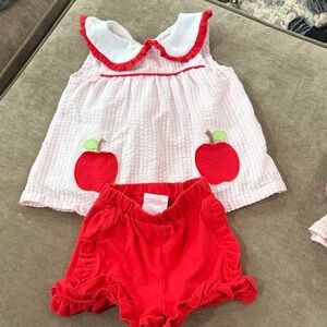 Adorable Pink and Red Apple set for Kids